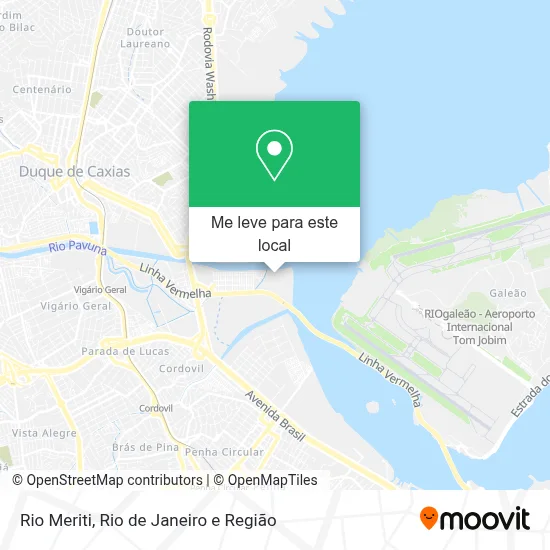 Rio Meriti mapa