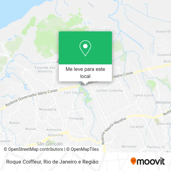 Roque Coiffeur mapa