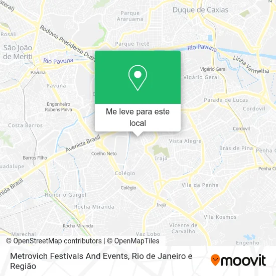 Metrovich Festivals And Events mapa