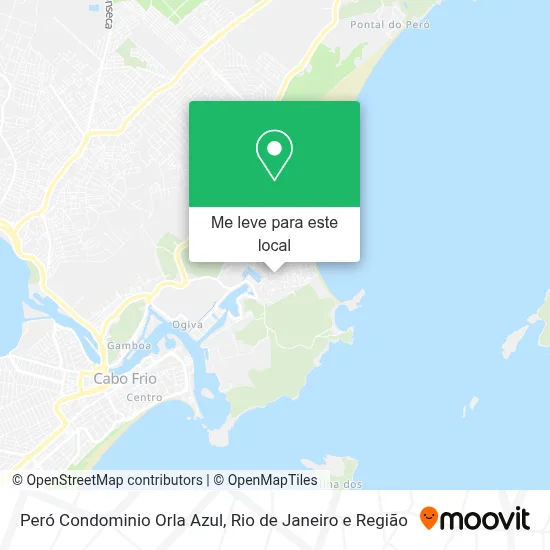 Peró Condominio Orla Azul mapa