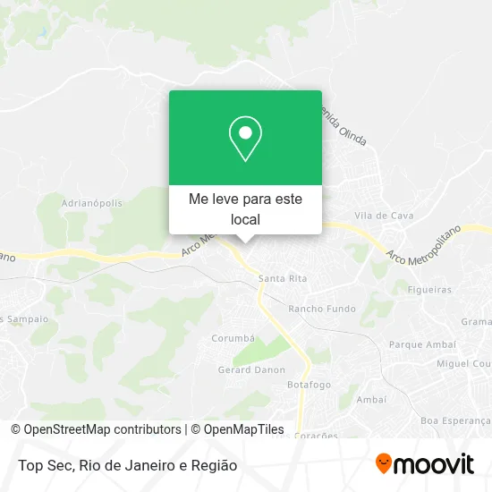 Top Sec mapa