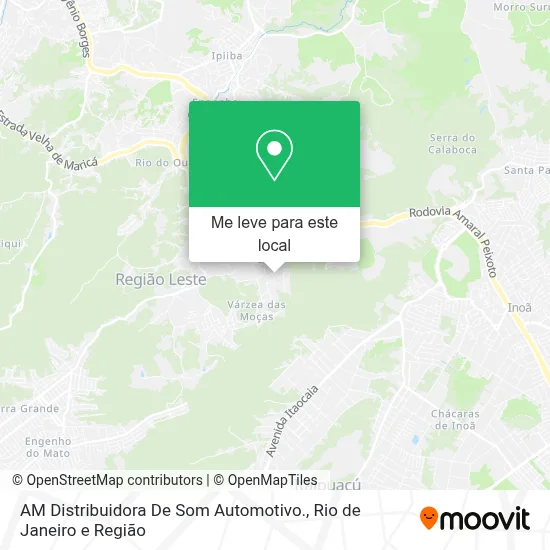 AM Distribuidora De Som Automotivo. mapa