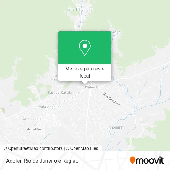 Açofer mapa