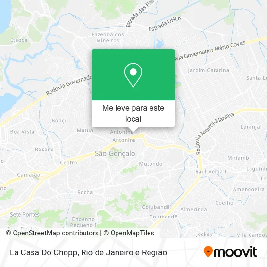 La Casa Do Chopp mapa