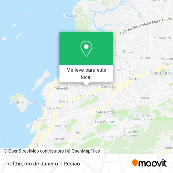 Rafthe mapa