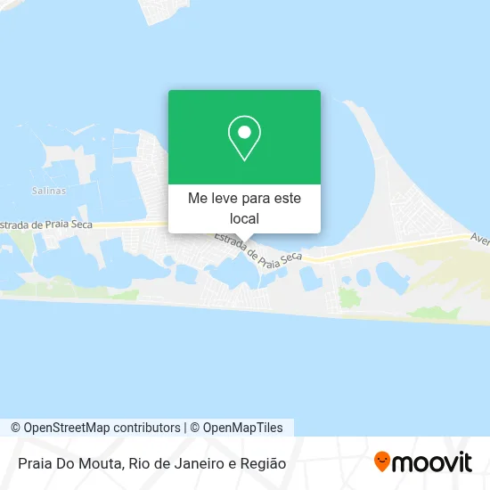 Praia Do Mouta mapa