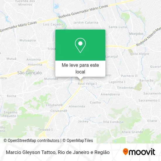 Marcio Gleyson Tattoo mapa