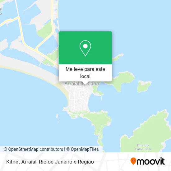 Kitnet Arraial mapa