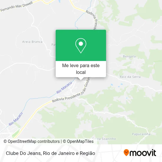 Clube Do Jeans mapa