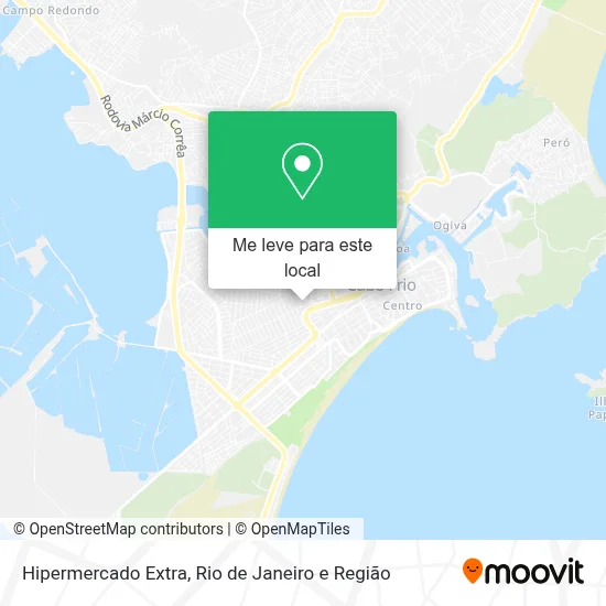 Hipermercado Extra mapa