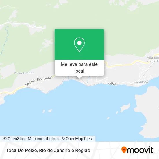 Toca Do Peixe mapa