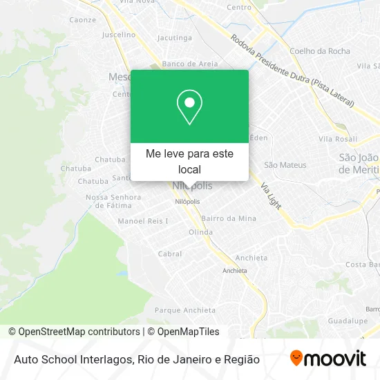 Auto School Interlagos mapa
