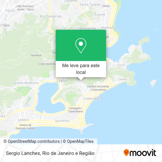 Sergio Lanches mapa
