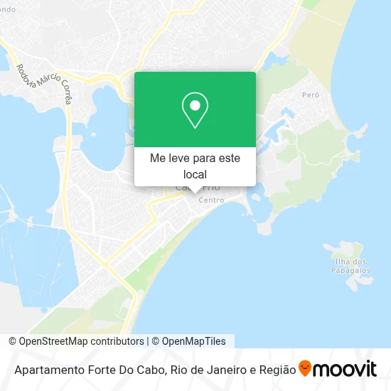 Apartamento Forte Do Cabo mapa