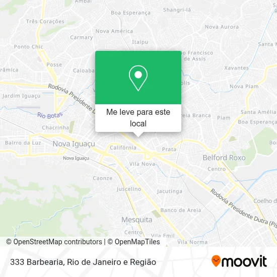 333 Barbearia mapa