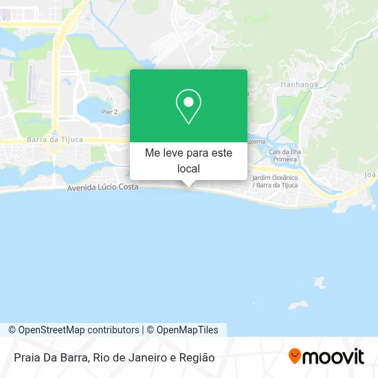 Praia Da Barra mapa