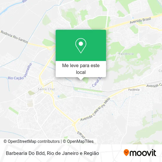 Barbearia Do Bdd mapa