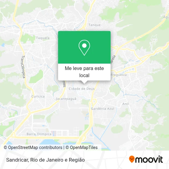 Sandricar mapa