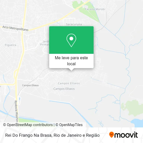 Rei Do Frango Na Brasa mapa