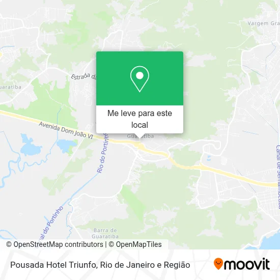 Pousada Hotel Triunfo mapa