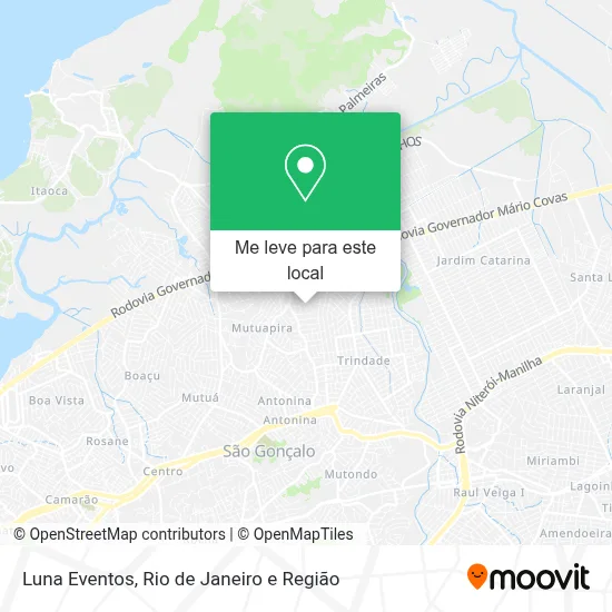 Luna Eventos mapa