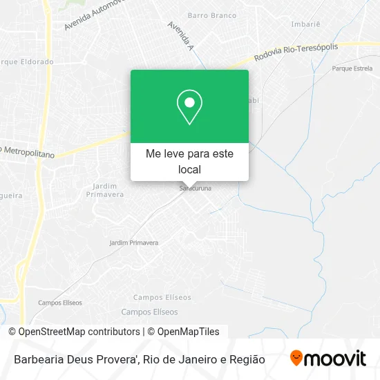 Barbearia Deus Provera' mapa