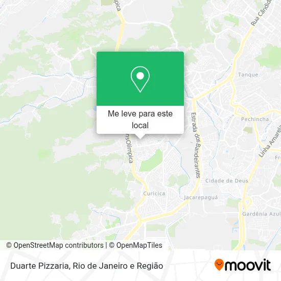 Duarte Pizzaria mapa