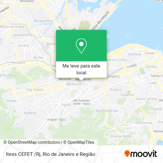 Itess CEFET /Rj mapa