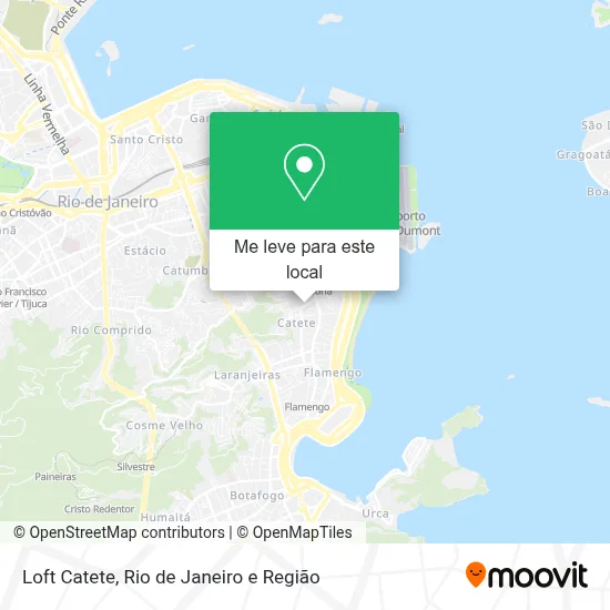 Loft Catete mapa