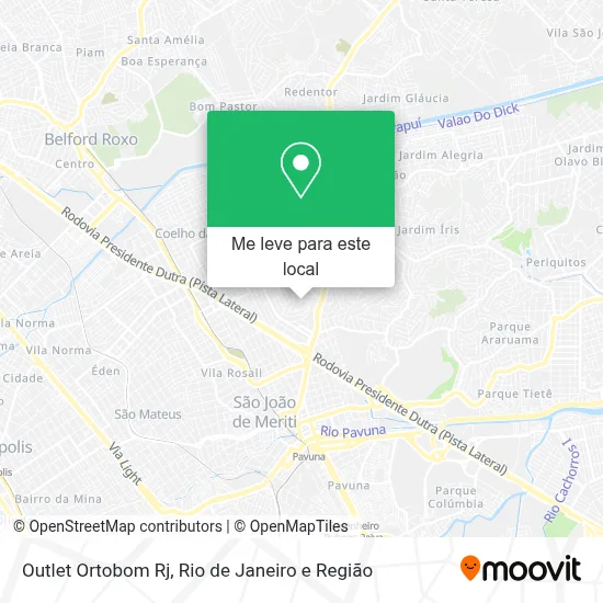 Outlet Ortobom Rj mapa