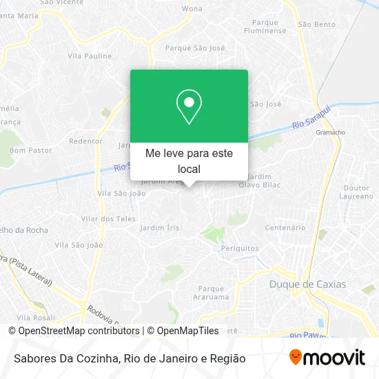 Sabores Da Cozinha mapa