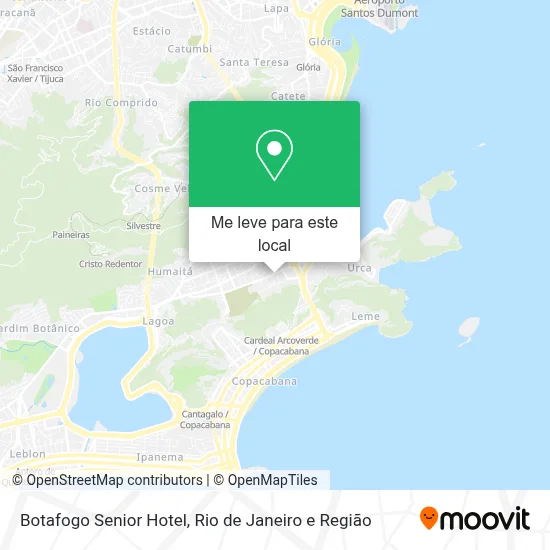 Botafogo Senior Hotel mapa