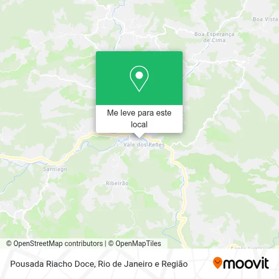 Pousada Riacho Doce mapa