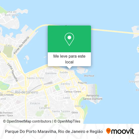 Parque Do Porto Maravilha mapa