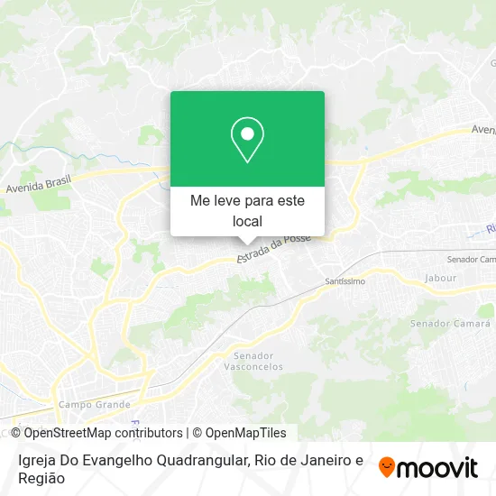 Igreja Do Evangelho Quadrangular mapa