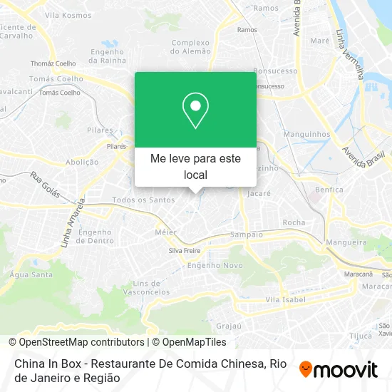 China In Box - Restaurante De Comida Chinesa mapa