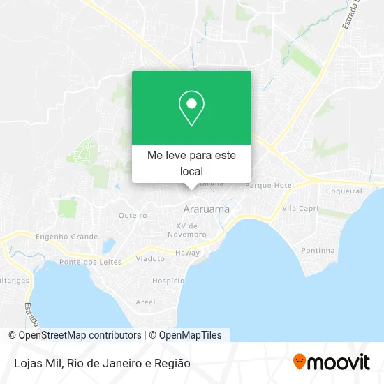 Lojas Mil mapa