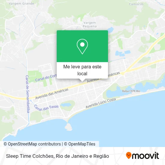 Sleep Time Colchões mapa