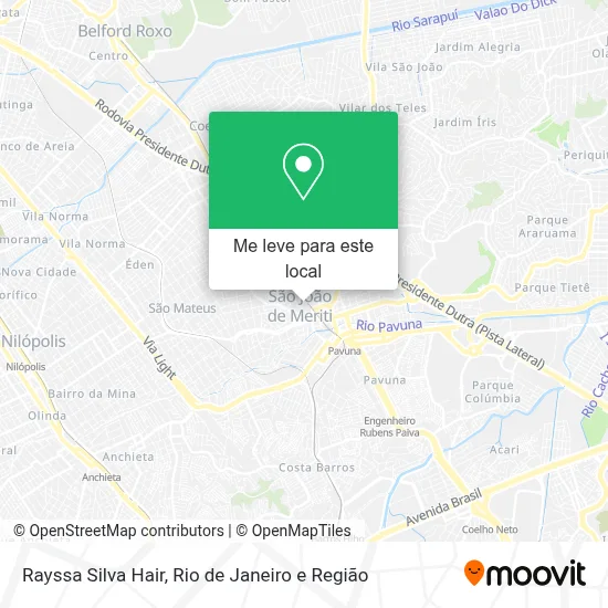 Rayssa Silva Hair mapa
