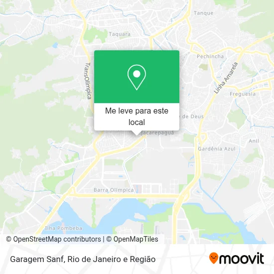 Garagem Sanf mapa