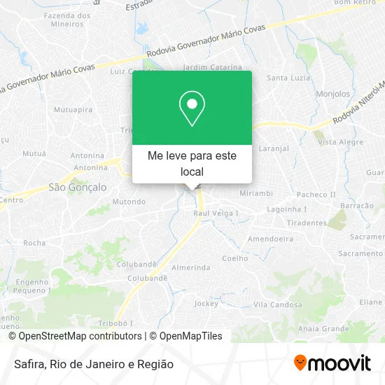 Safira mapa