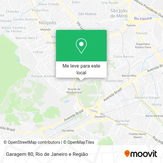Garagem 80 mapa