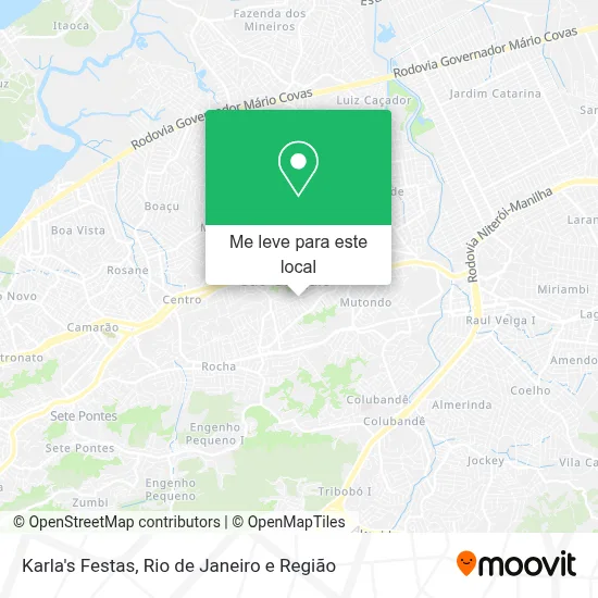 Karla's Festas mapa