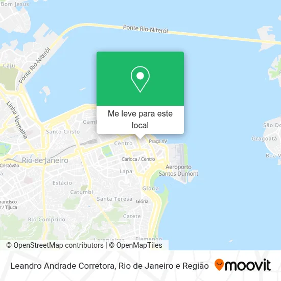 Leandro Andrade Corretora mapa