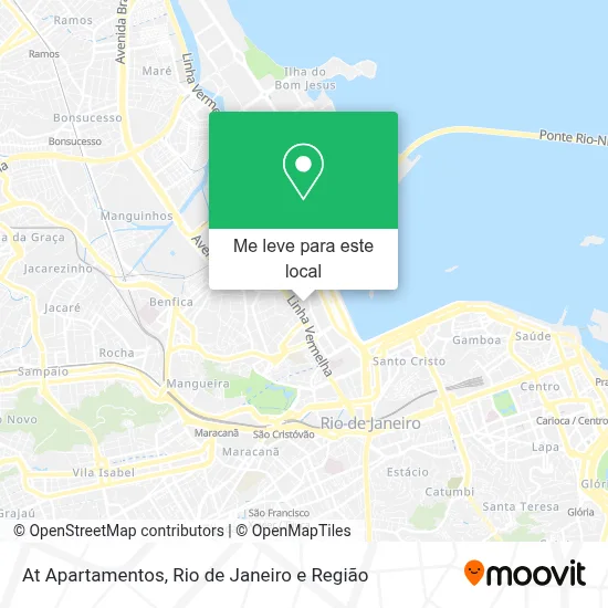 At Apartamentos mapa