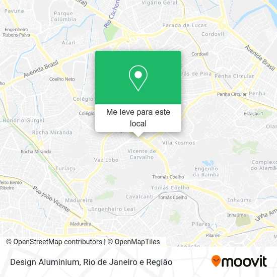 Design Aluminium mapa