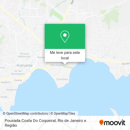 Pousada Costa Do Coqueiral mapa