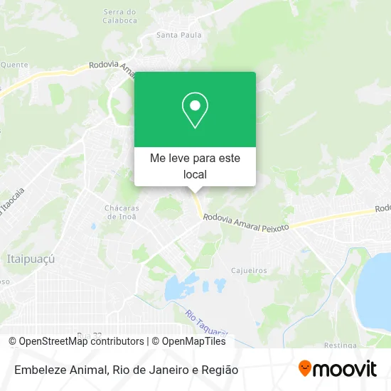 Embeleze Animal mapa