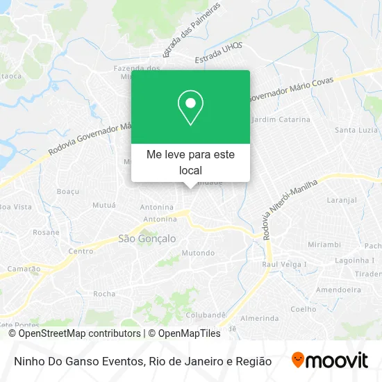 Ninho Do Ganso Eventos mapa