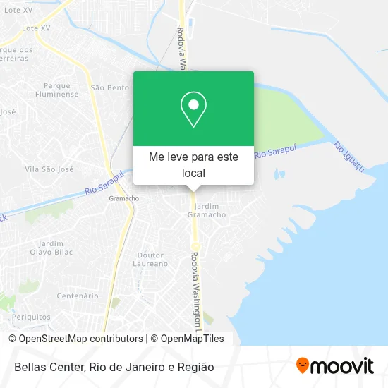Bellas Center mapa
